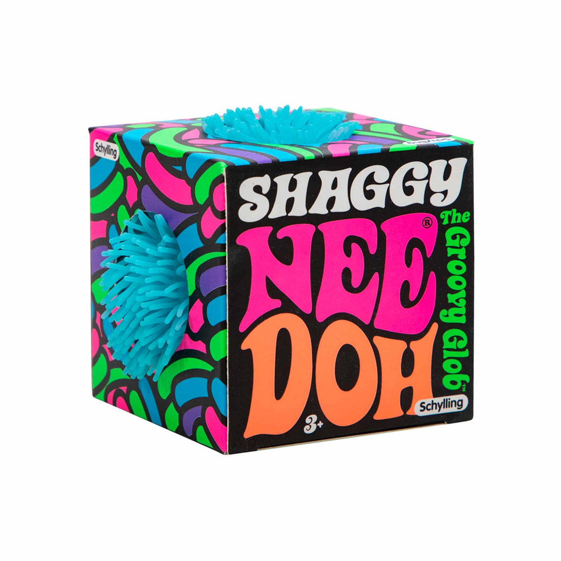 Shaggy Tactile Shaggy NeeDoh | Collection Winter Creek - Shaggy Tactile Ribbed Stress Relief Toy - Surprise Me! (Random Color)