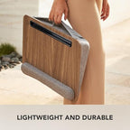upgraded HUANUO Laptop Lap Desk - Portable Lap Desk with Pillow Set