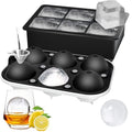Eco-Friendly ROTTAY Ice Cube Trays (Set of 2), Sphere Collection