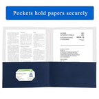 Classic Zzrywuty 50 Packs Two Pocket File Folders Set