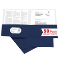 Classic Zzrywuty 50 Packs Two Pocket File Folders Set