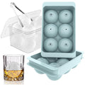 Minimalist WIBIMEN Large Ice Cube Molds, Big Round Whiskey Ice Kit