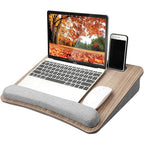 upgraded HUANUO Laptop Lap Desk - Portable Lap Desk with Pillow Set