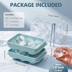 Minimalist WIBIMEN Large Ice Cube Molds, Big Round Whiskey Ice Kit