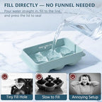 Minimalist WIBIMEN Large Ice Cube Molds, Big Round Whiskey Ice Kit