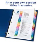 Classic Avery A-Z Dividers for 3 Ring Binders, 26 Tabs for Daily Use
