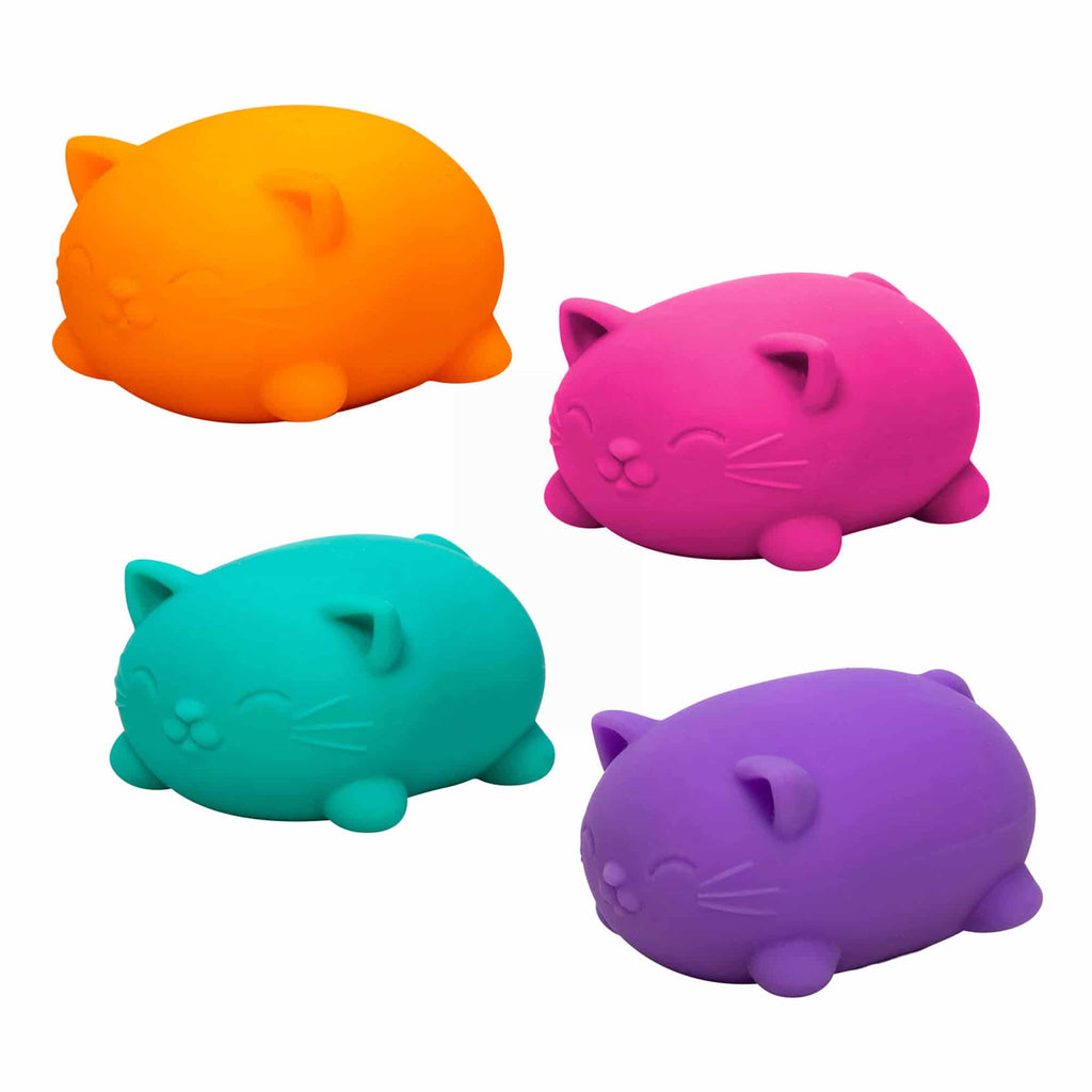 Purrfectly Squishy Cool Cats NeeDoh | Select Morning Crest - Collectible Shaggy Monster Squishable Toy Detail