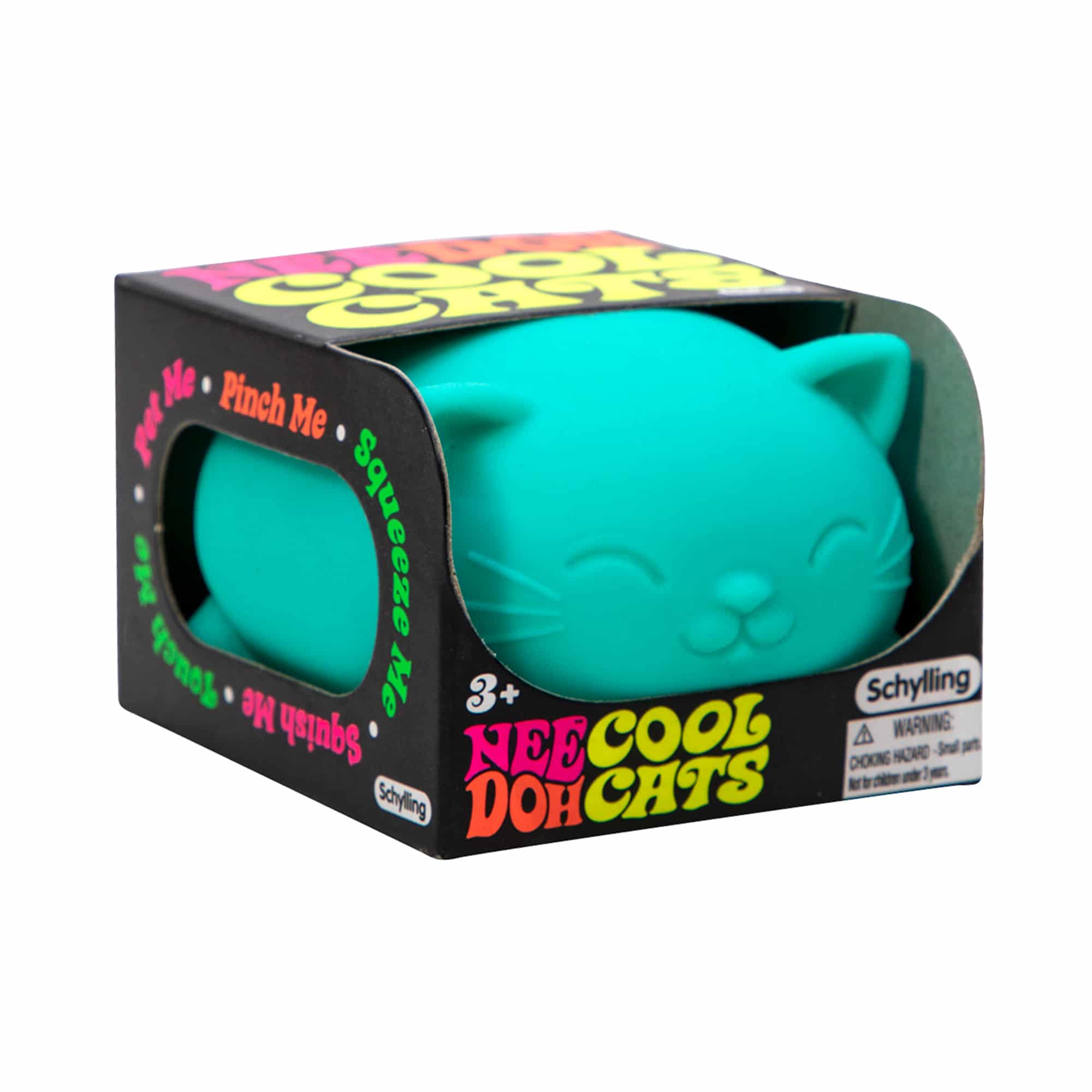 Purrfectly Squishy Cool Cats NeeDoh | Select Morning Crest - Collectible Shaggy Monster Squishable Toy Detail