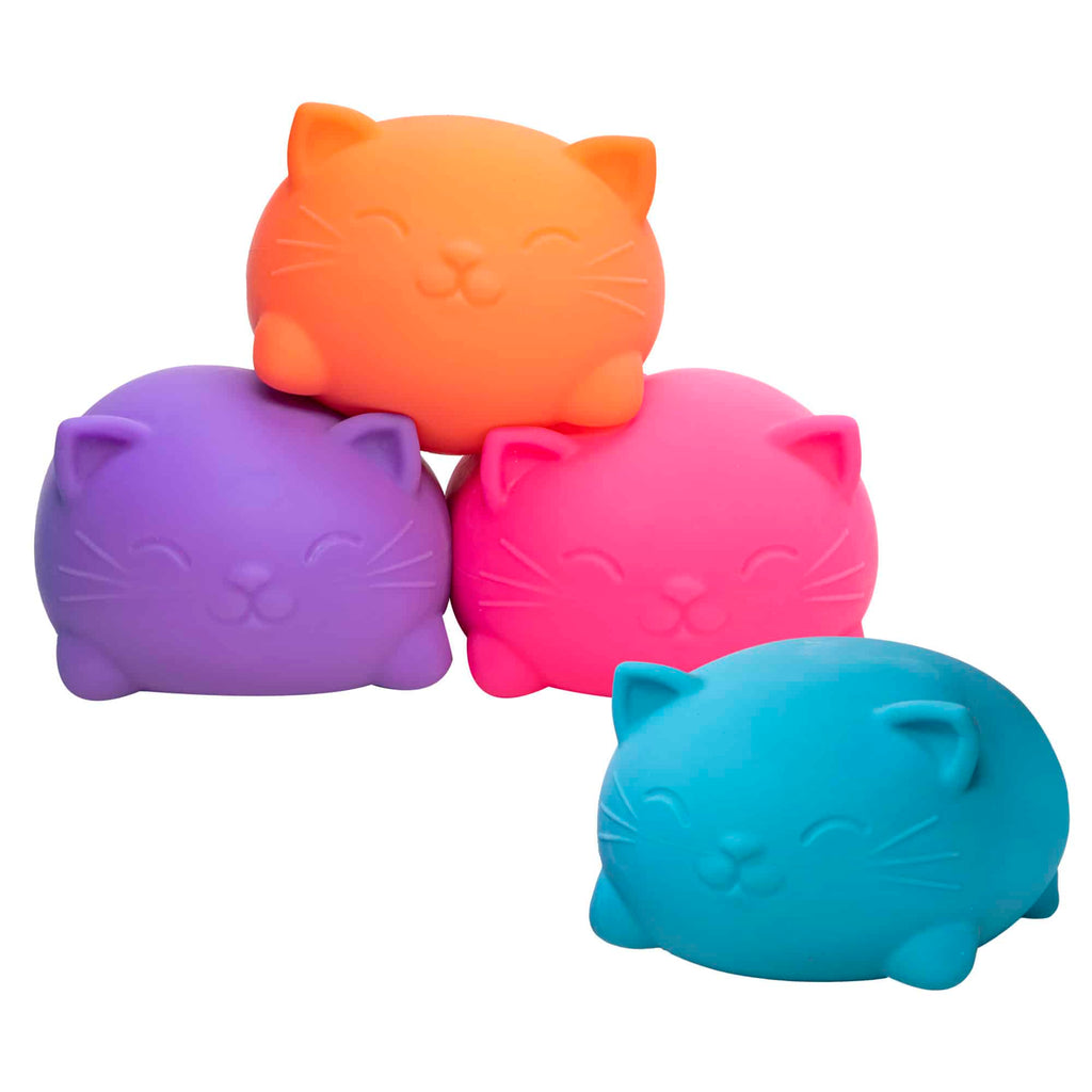Fun Fidget Monster Super NeeDoh Cool Cats | Select Opal Prairie - Dino Character Malt-Gel Filled Sensory Glob Detail