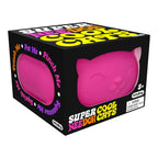 Fun Fidget Monster Super NeeDoh Cool Cats | Select Opal Prairie - Dino Character Malt-Gel Filled Sensory Glob - Surprise Me! (Random Color)