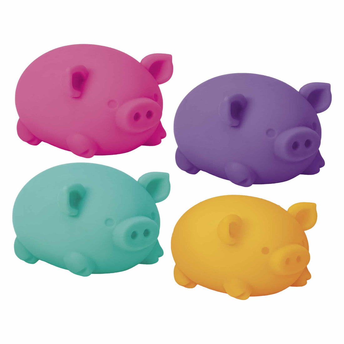 Purrfectly Squishy NeeDoh Dig’ It Pig | Select Velvet Canopy - Cute Animal-Shaped NeeDoh Fidget Toy for Kids - Surprise Me! (Random Color)