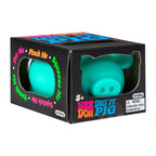 Purrfectly Squishy NeeDoh Dig’ It Pig | Select Velvet Canopy - Cute Animal-Shaped NeeDoh Fidget Toy for Kids Detail