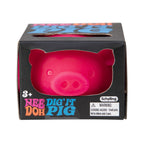 Purrfectly Squishy NeeDoh Dig’ It Pig | Select Velvet Canopy - Cute Animal-Shaped NeeDoh Fidget Toy for Kids Detail
