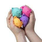 Purrfectly Squishy NeeDoh Dig’ It Pig | Select Velvet Canopy - Cute Animal-Shaped NeeDoh Fidget Toy for Kids Detail