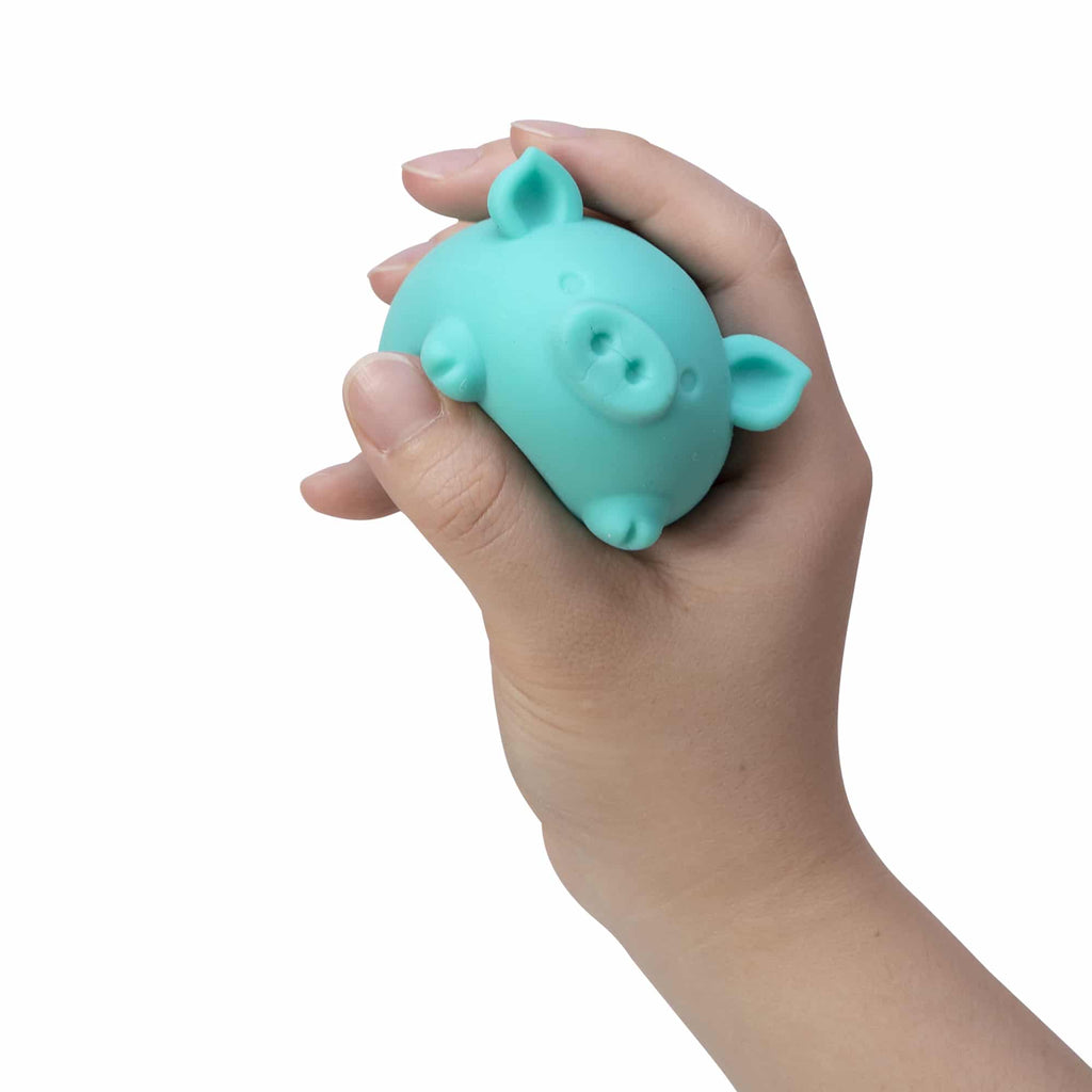 Purrfectly Squishy NeeDoh Dig’ It Pig | Select Velvet Canopy - Cute Animal-Shaped NeeDoh Fidget Toy for Kids Detail