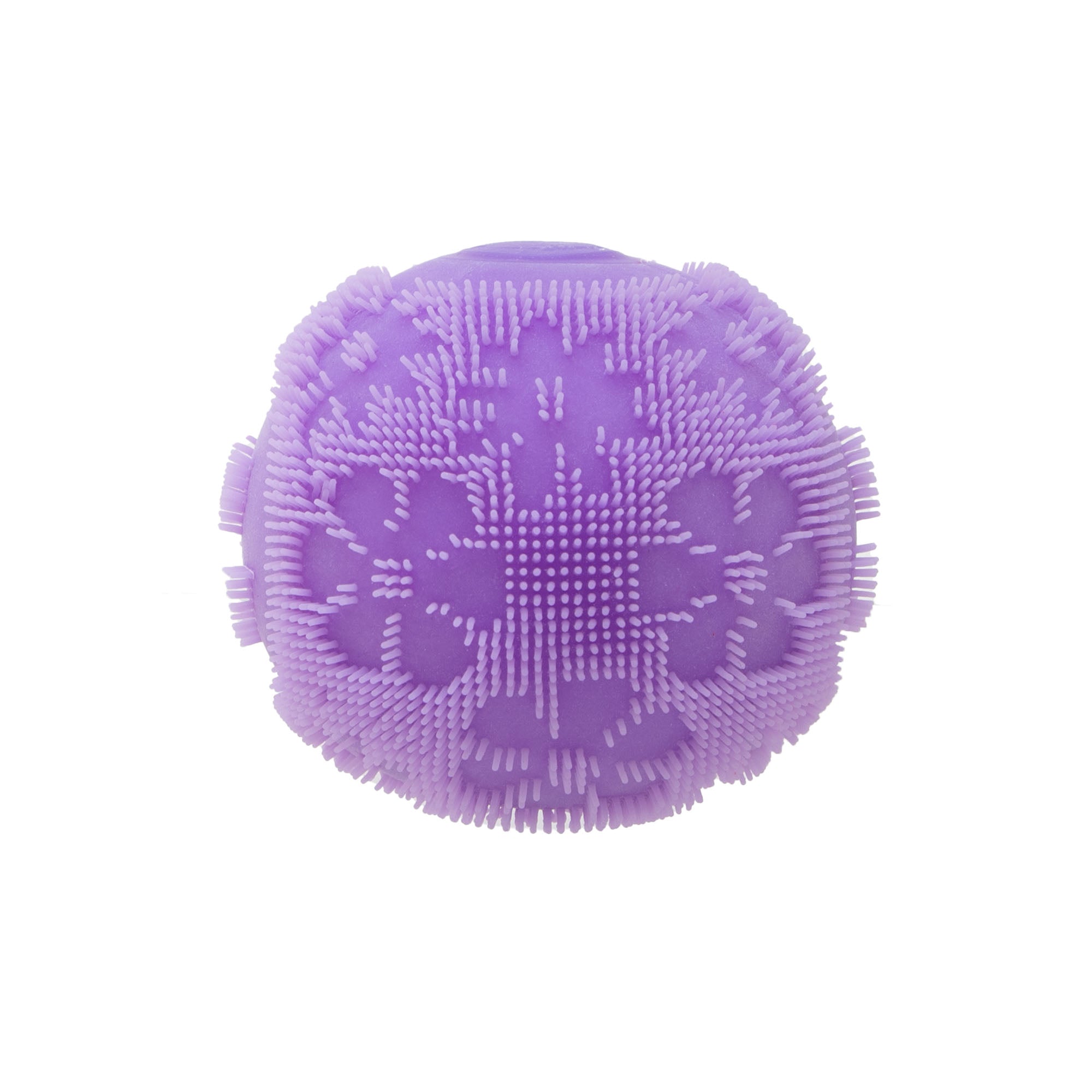 Fuzzy Flocked NeeDoh Fuzz Ball Flower Power | Signature Elm Point - Spiky Textured Groovy Glob for Sensory Therapy Detail