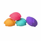 Cute Collectible NeeDoh Funky Pup | Collection Canyon Shore - Dino Character Malt-Gel Filled Sensory Glob Detail