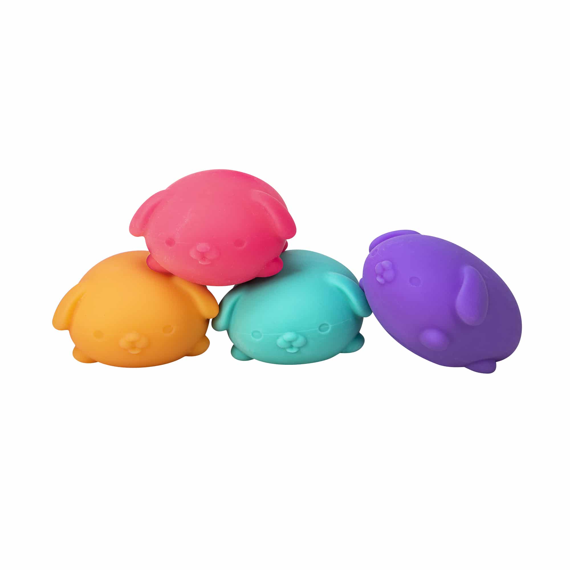 Cute Collectible NeeDoh Funky Pup | Collection Canyon Shore - Dino Character Malt-Gel Filled Sensory Glob Detail