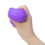 Cute Collectible NeeDoh Funky Pup | Collection Canyon Shore - Dino Character Malt-Gel Filled Sensory Glob Detail