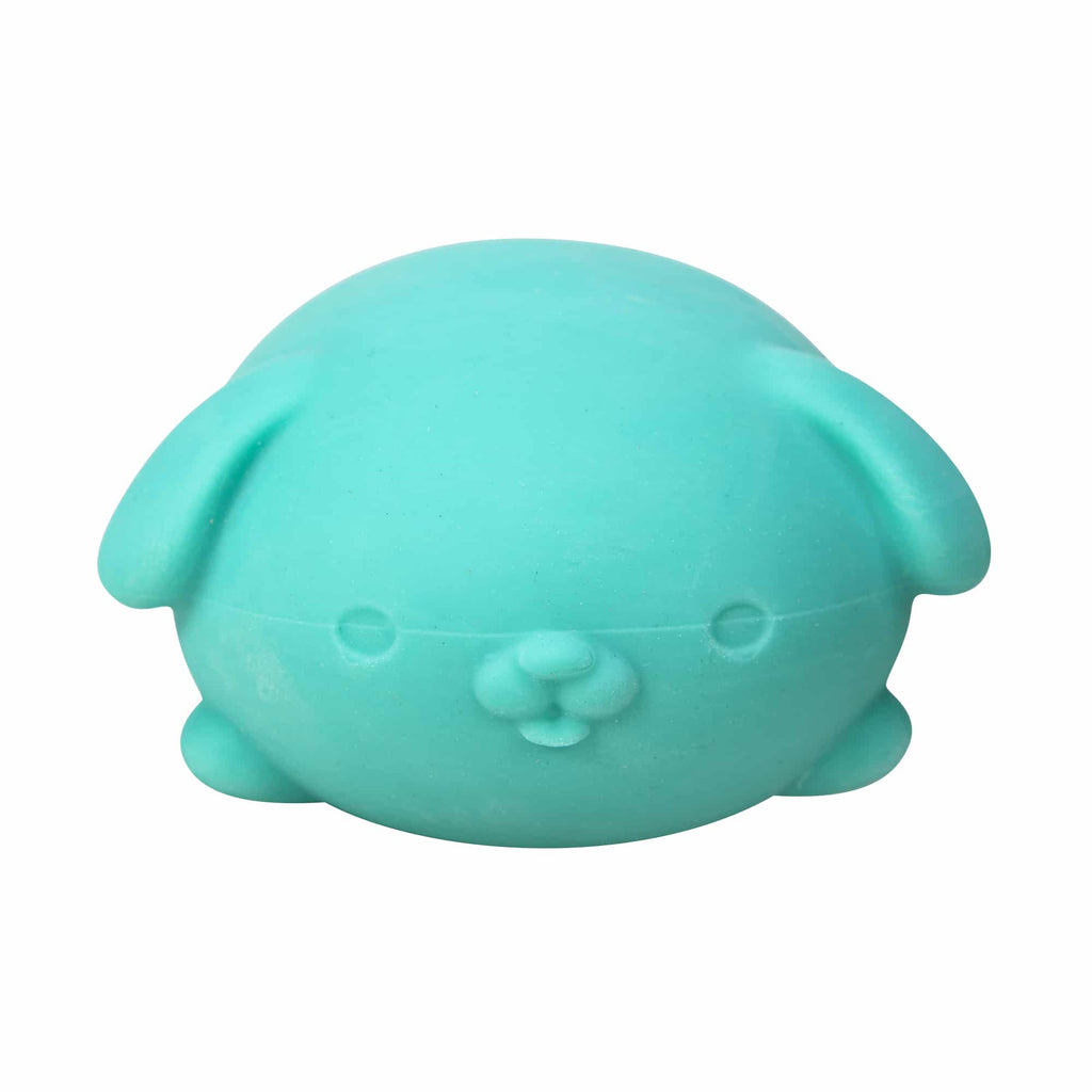 Cute Collectible NeeDoh Funky Pup | Collection Canyon Shore - Dino Character Malt-Gel Filled Sensory Glob Detail