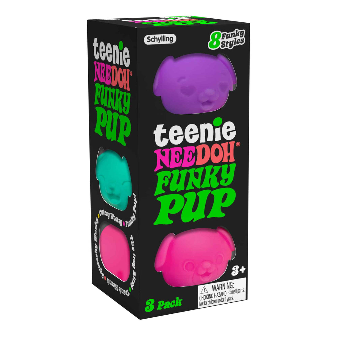 Portable Teenie Teenie NeeDoh Funky Pup | Edition Copper Bloom - Micro Squishy Sensory Balls Multi-Pack Value - Default Title