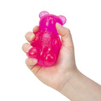 Purrfectly Squishy NeeDoh Gummy Bear | Edition Canyon Forest - Dino Character Malt-Gel Filled Sensory Glob Detail
