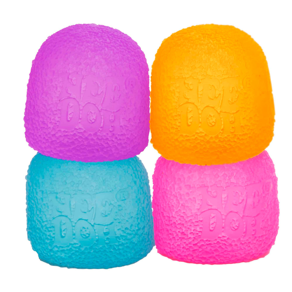 Playful Geometric NeeDoh Gumdrop | Edition Juniper Flare - Deliciously Soft Cupcake Sensory Glob Detail