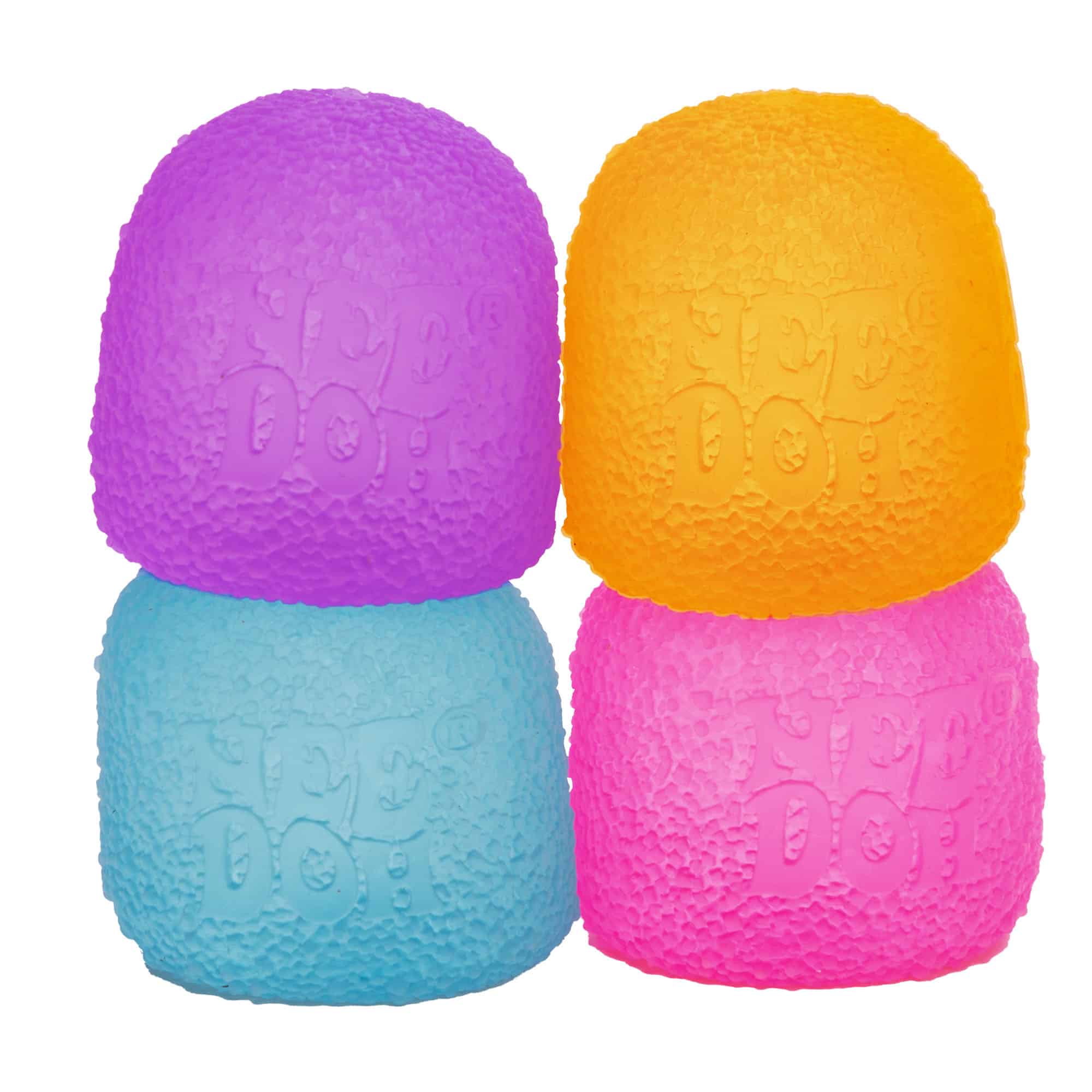 Playful Geometric NeeDoh Gumdrop | Edition Juniper Flare - Deliciously Soft Cupcake Sensory Glob Detail