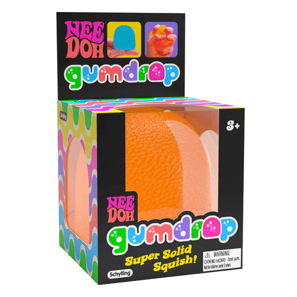 Playful Geometric NeeDoh Gumdrop | Edition Juniper Flare - Deliciously Soft Cupcake Sensory Glob - Surprise Me! (Random Color)