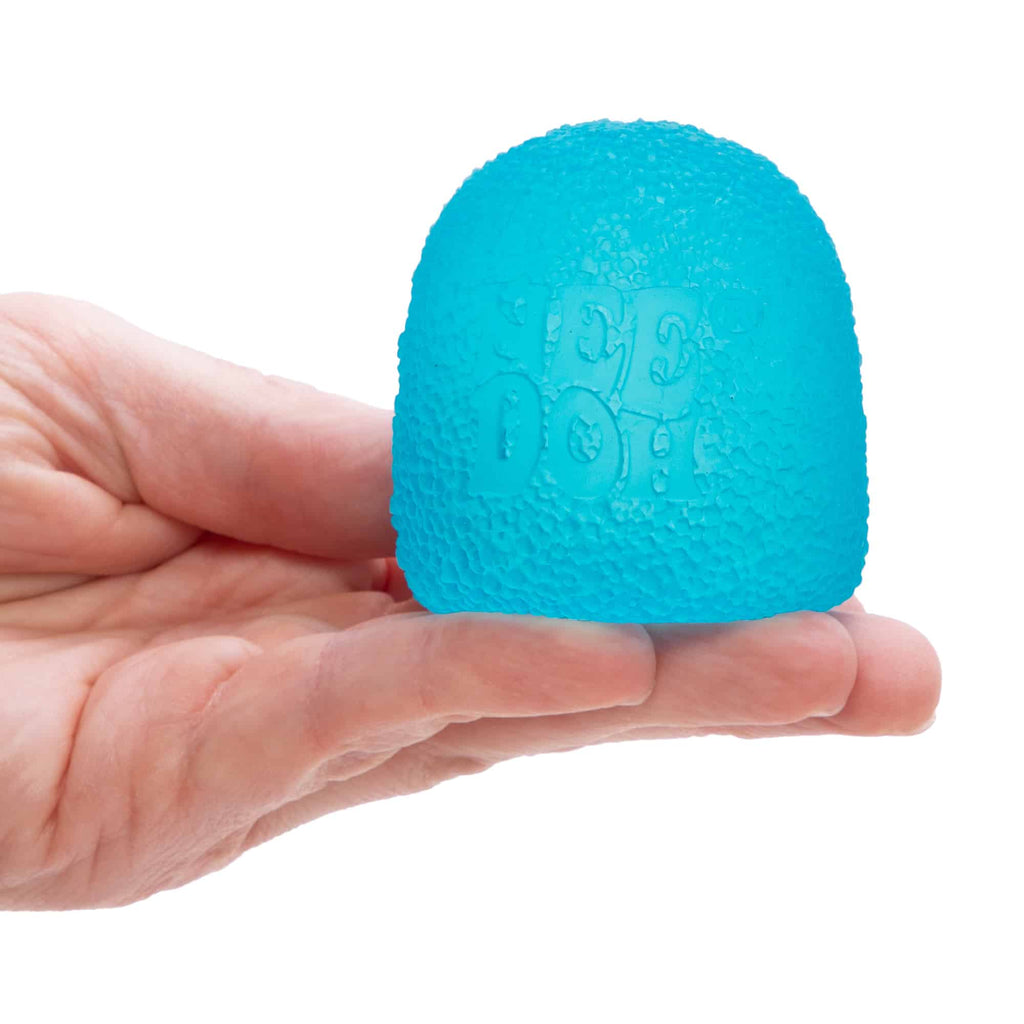 Playful Geometric NeeDoh Gumdrop | Edition Juniper Flare - Deliciously Soft Cupcake Sensory Glob Detail
