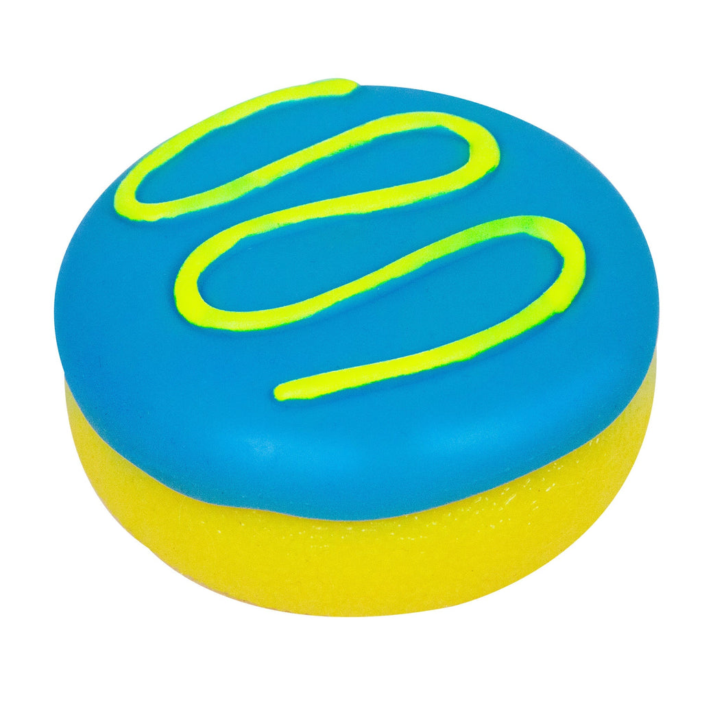 Whimsical Doughnut Jelly Dohnut NeeDoh | Signature Seaside Lane - Fun Food Fidget Cookie Squishable Toy Detail