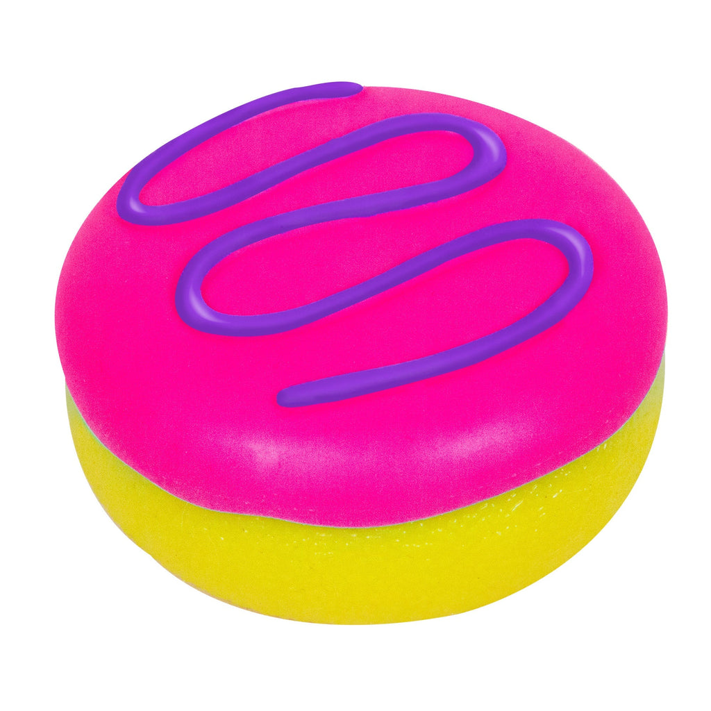 Whimsical Doughnut Jelly Dohnut NeeDoh | Signature Seaside Lane - Fun Food Fidget Cookie Squishable Toy Detail