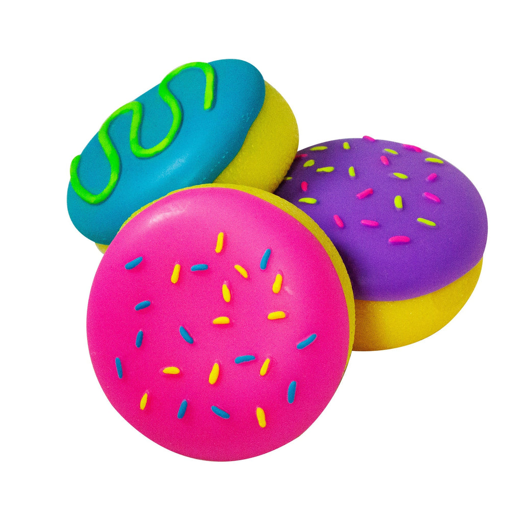 Whimsical Doughnut Jelly Dohnut NeeDoh | Signature Seaside Lane - Fun Food Fidget Cookie Squishable Toy Detail