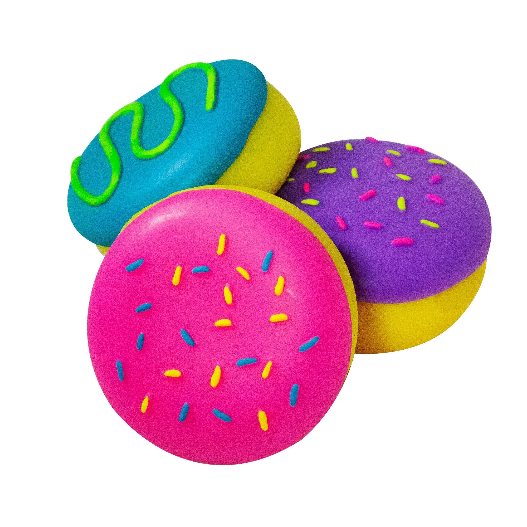 Whimsical Doughnut Jelly Dohnut NeeDoh | Signature Seaside Lane - Fun Food Fidget Cookie Squishable Toy Detail
