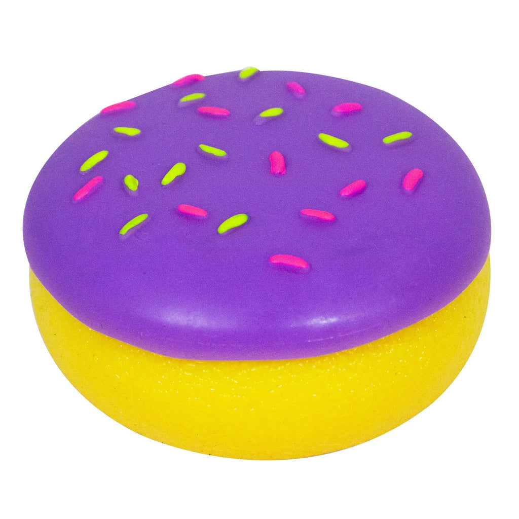 Whimsical Doughnut Jelly Dohnut NeeDoh | Signature Seaside Lane - Fun Food Fidget Cookie Squishable Toy Detail