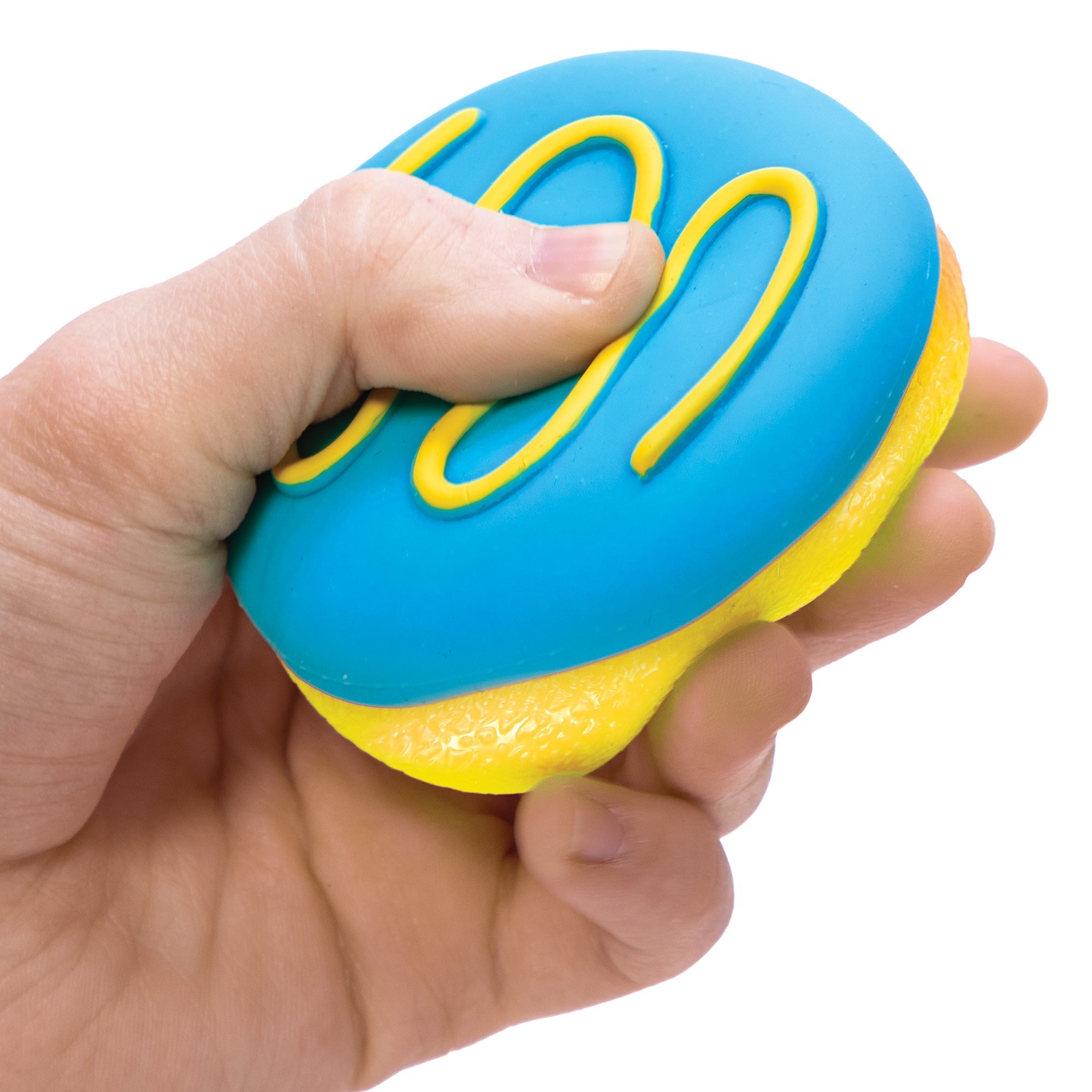 Whimsical Doughnut Jelly Dohnut NeeDoh | Signature Seaside Lane - Fun Food Fidget Cookie Squishable Toy Detail
