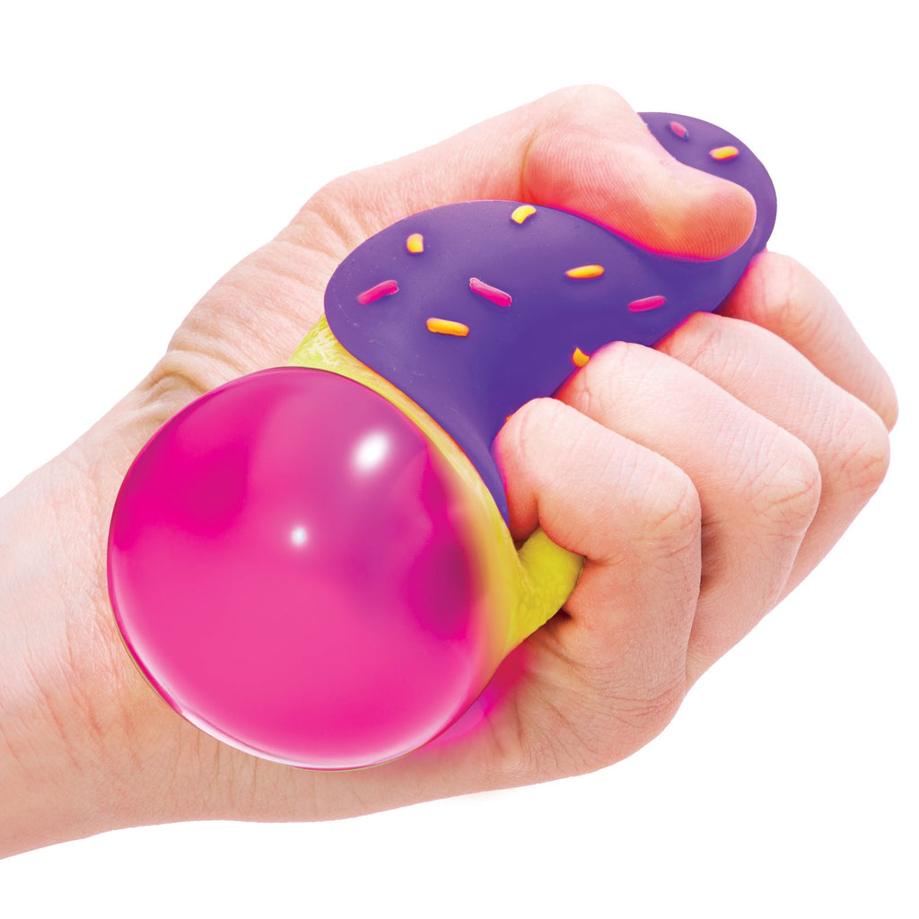 Whimsical Doughnut Jelly Dohnut NeeDoh | Signature Seaside Lane - Fun Food Fidget Cookie Squishable Toy Detail