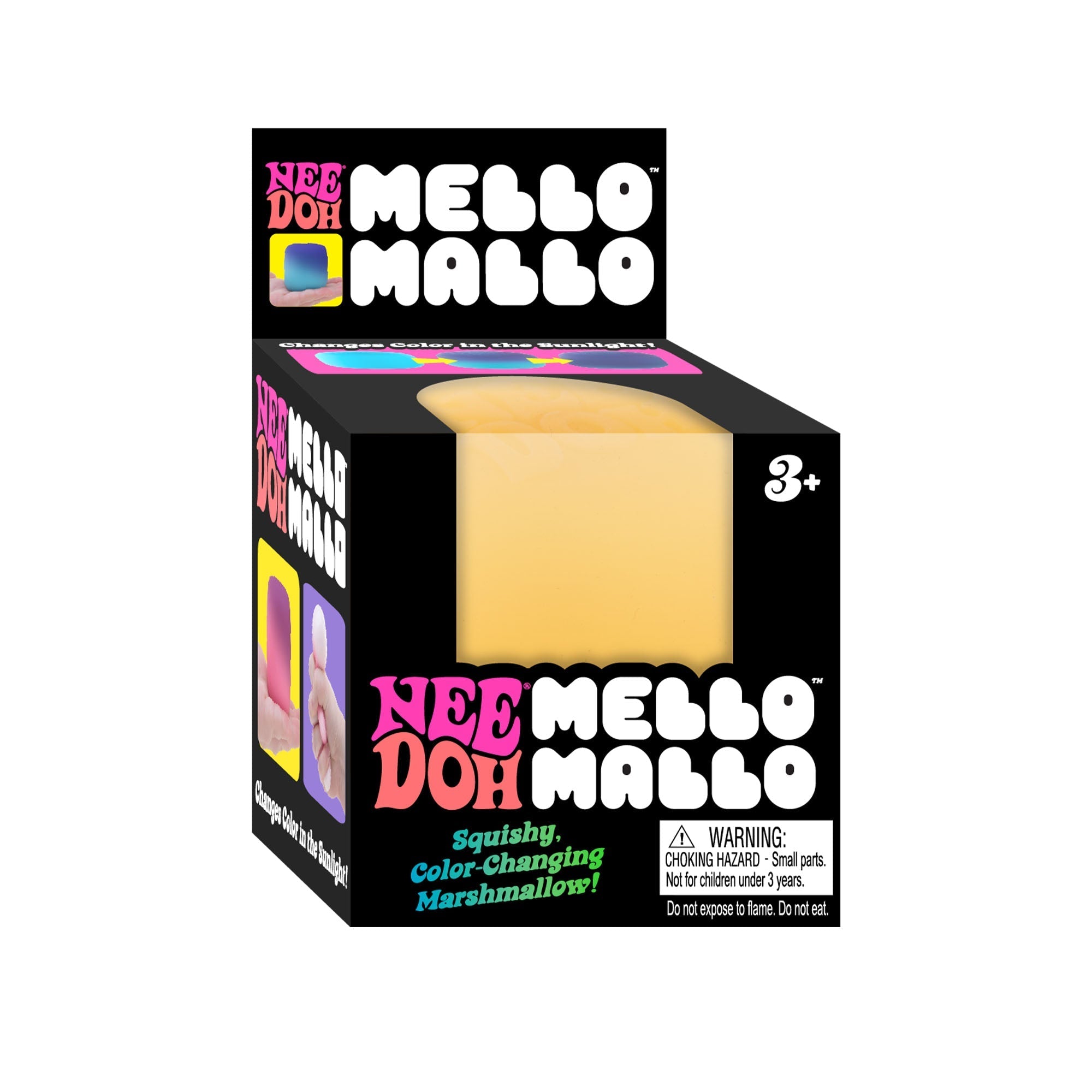 Playful Geometric NeeDoh Mello Mallo | Series Stone Harbor - Playful Star & Heart Shaped Geometric NeeDoh Detail