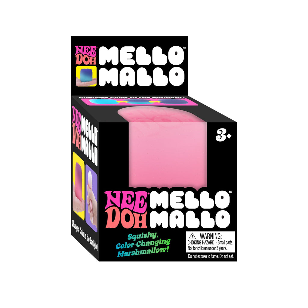 Playful Geometric NeeDoh Mello Mallo | Series Stone Harbor - Playful Star & Heart Shaped Geometric NeeDoh Detail