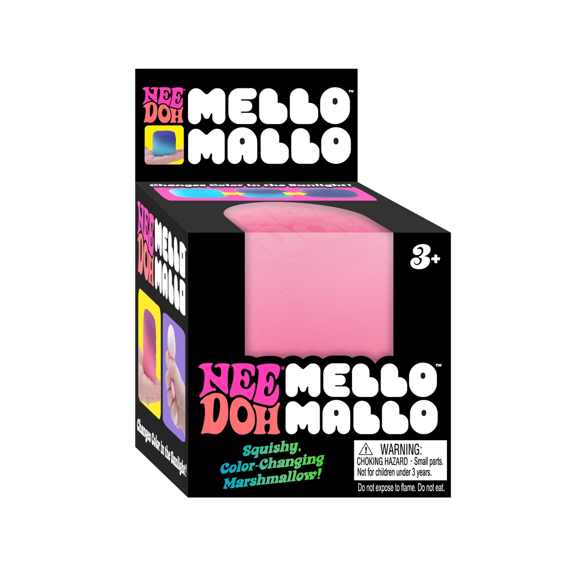 Playful Geometric NeeDoh Mello Mallo | Series Stone Harbor - Playful Star & Heart Shaped Geometric NeeDoh Detail