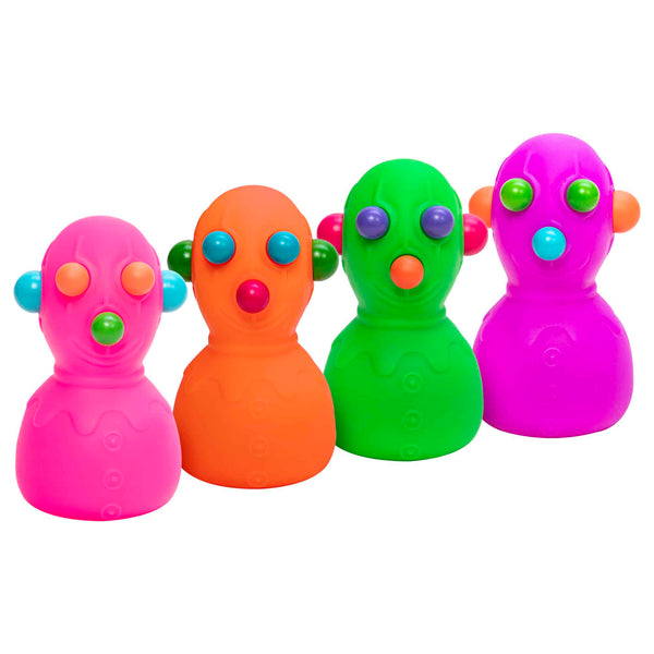 Adorable Character NeeDoh Panic Pete | Signature Seaside Bay - Purrfect Cat Squishy Character Stress Toy - Surprise Me! (Random Color)