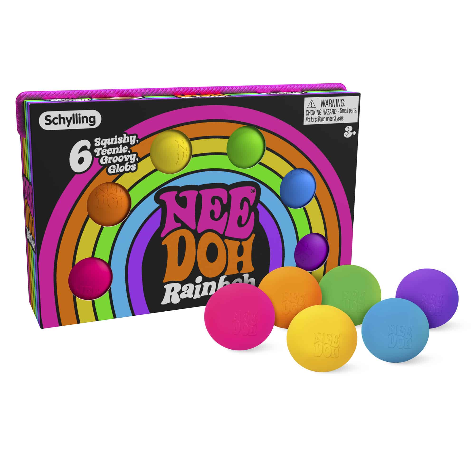 The Groovy Glob NeeDoh Rainboh | Reserve Autumn Pond - Giant XL Satisfyingly Squishable Stress Toy Detail