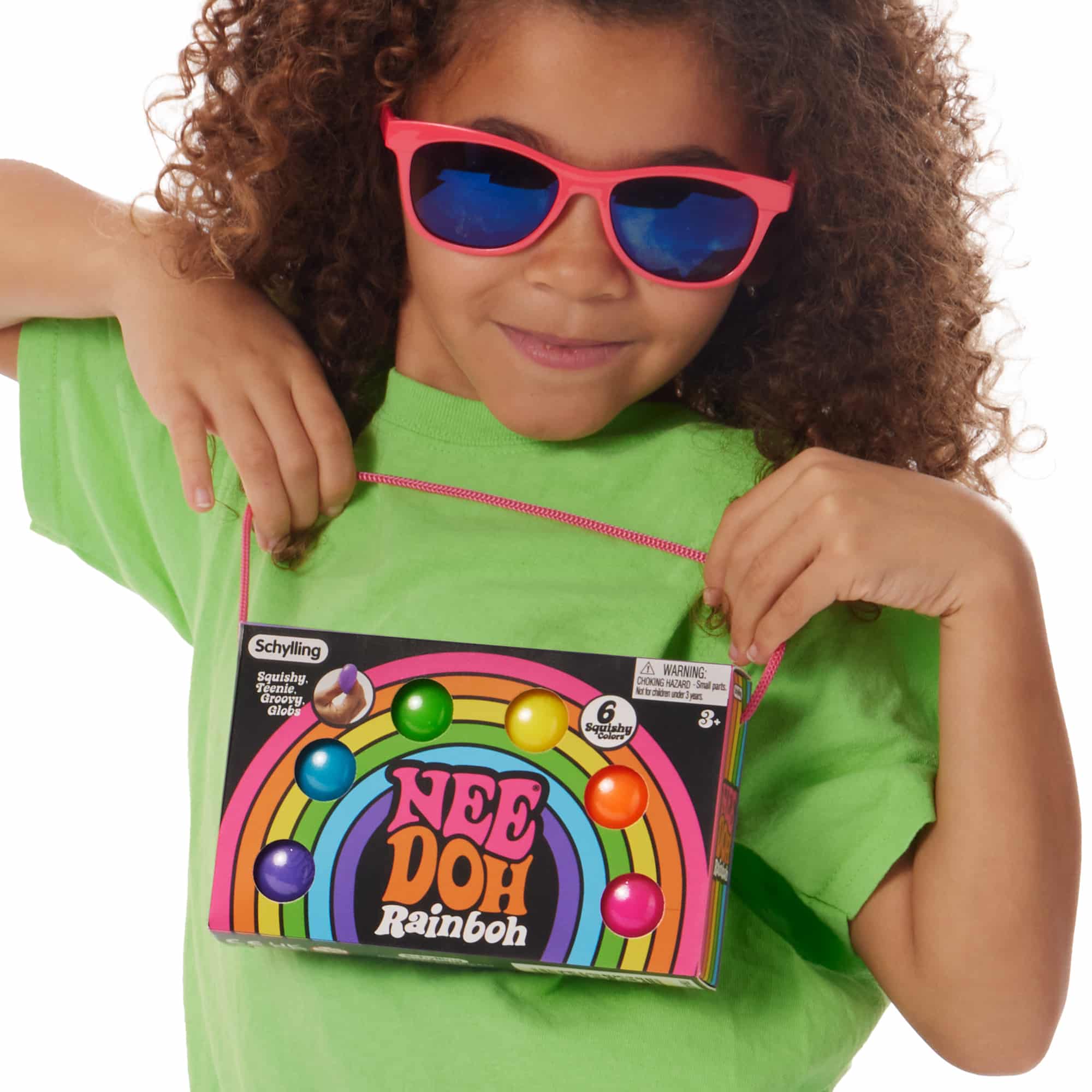 The Groovy Glob NeeDoh Rainboh | Reserve Autumn Pond - Giant XL Satisfyingly Squishable Stress Toy Detail
