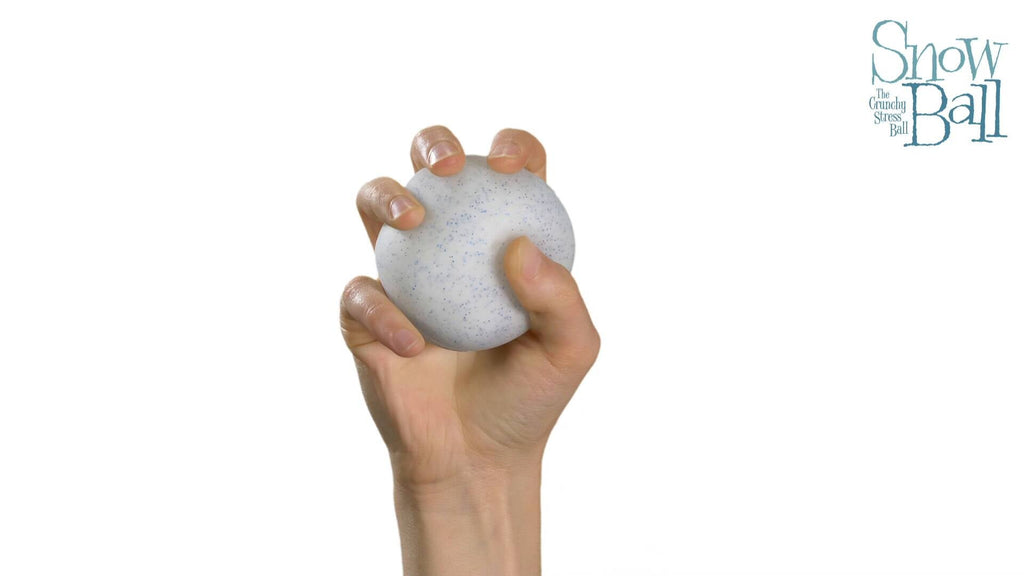 Ice-Cube Texture Snow Ball Crunch | Reserve Harbor Grove - Crystal Clear Squishable Ice Cube NeeDoh Detail