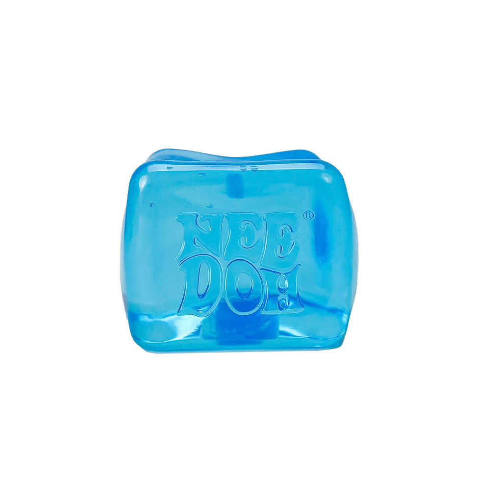 Ice-Cube Texture NeeDoh Nice Berg | Reserve Oak Hollow - Nice Cubes Clear Satisfying Crunch Stress Toy Detail