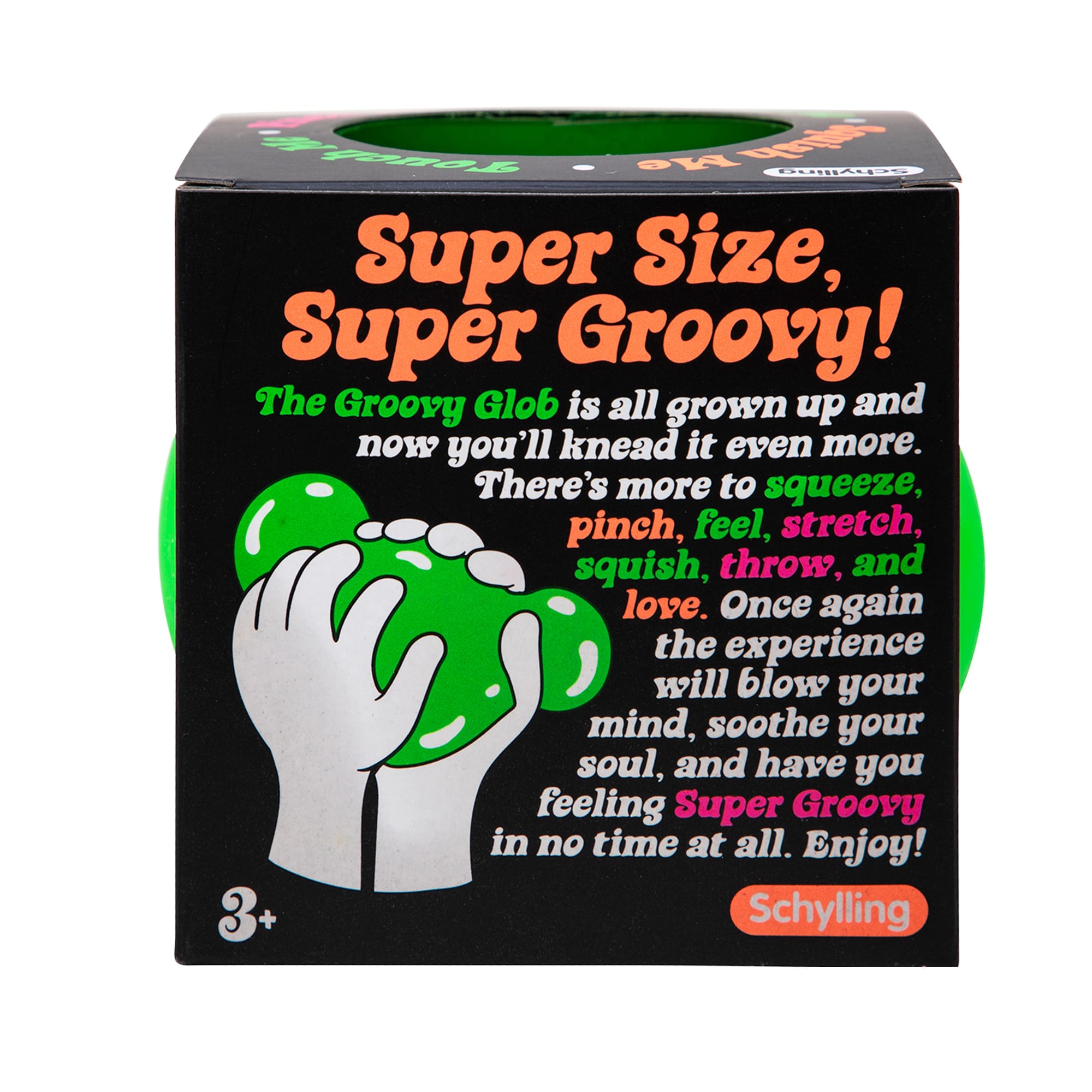 The Groovy Glob Super NeeDoh | Collection Velvet Bloom - Giant XL Satisfyingly Squishable Stress Toy Detail