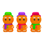Adorable Character NeeDoh Ginger Glowman | Select Copper Path - Purrfect Cat Squishy Character Stress Toy Detail