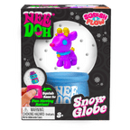 Crystal Clear NeeDoh Squish N Flow Snow Globe | Signature Moonlit Lane - Translucent Jelly Cool Cube Sensory Toy Detail