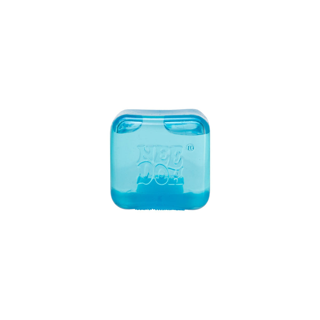 Satisfying Crunch NeeDoh Nice Ice Baby | Series Canyon Trail - Crystal Clear Squishable Ice Cube NeeDoh Detail