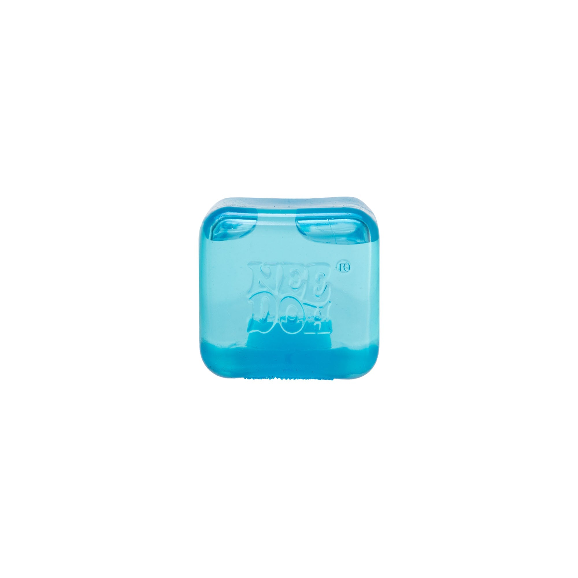 Satisfying Crunch NeeDoh Nice Ice Baby | Series Canyon Trail - Crystal Clear Squishable Ice Cube NeeDoh Detail